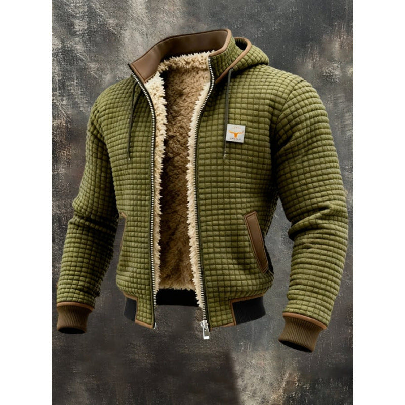 A Jacket That Flatters Your Mens Plaid Hoodie