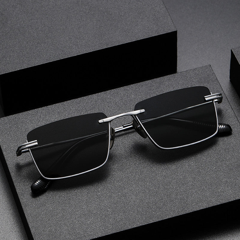UV-proof Pure Titanium DTX416 With Myopic Glasses for men