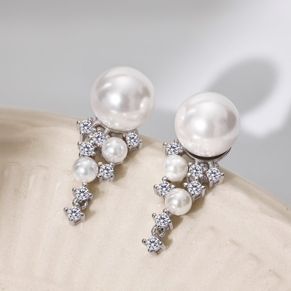 Pearl Casual Temperament Wild Women's Earrings