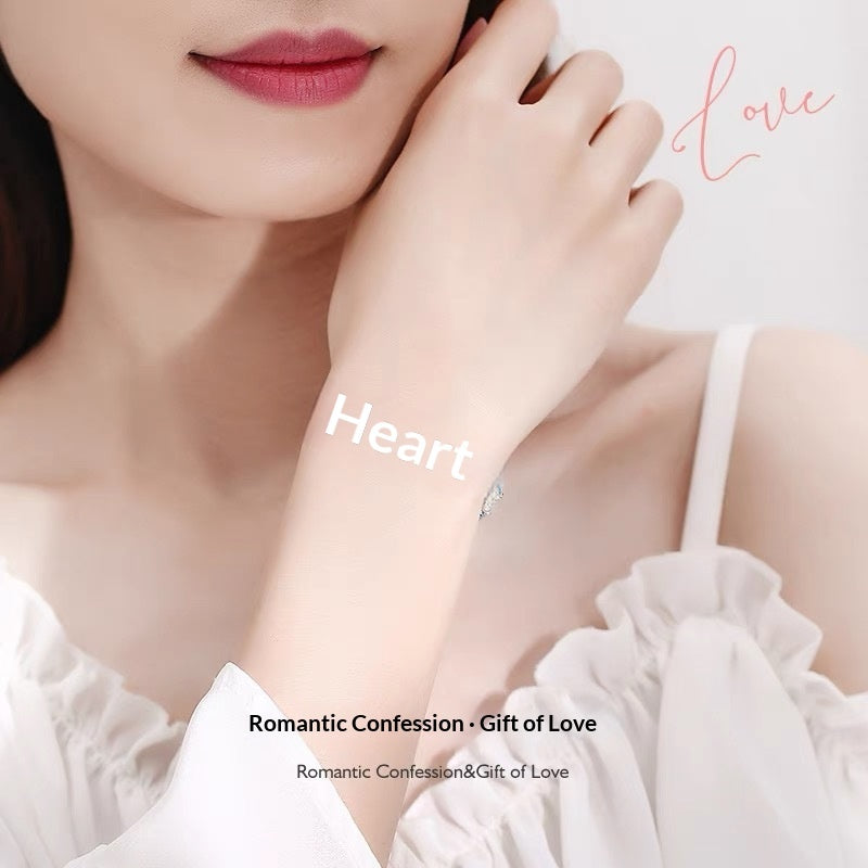 925 Sterling Silver Heart Of The Ocean Bracelet