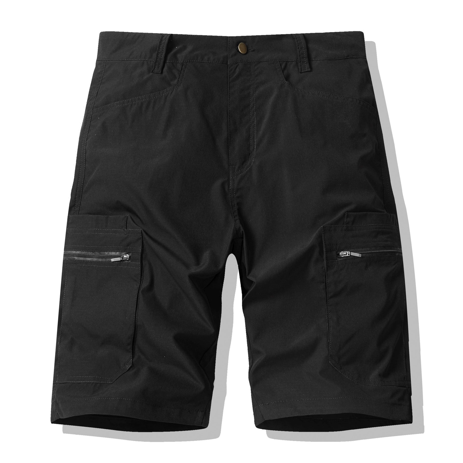 American Workwear Zipper Shorts High Street Fashion Outer Wear Loose Breeches