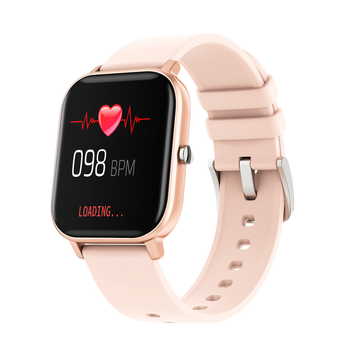 All-touch Smartwatch Bracelet With Heart Rate And Blood Pressure Monitoring