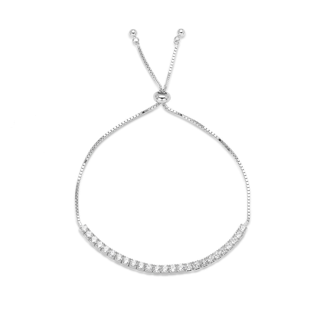 A Minimalist Design Enhanced With Delicate Zircon Accents On The Bracelet